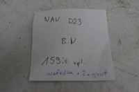 Navara d23 np300 вкладка + жало хром с Разборки, фото thumb