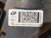 Ford focus mk3 рестайлинг  фара передняя левая черная led Киев, фото thumb