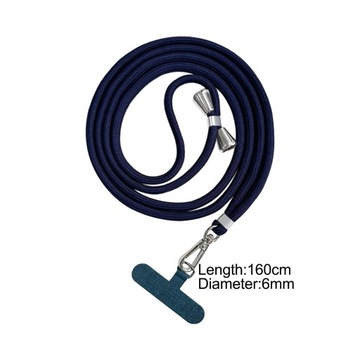 Темно-синий ремешок для телефона через плечо Safety Tether