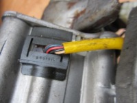 Fiat punto ii lift 1075 датчик повороту жовтий кабель положення керма Зі Шроту, фото thumb