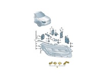 фото thumb №1, Набор ремонтный фара правый tiguan 2016- 5na998226a