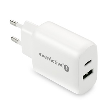 Мощное зарядное устройство FAST USB Блок питания USB-C PD QC PPS everActive 25 Вт
