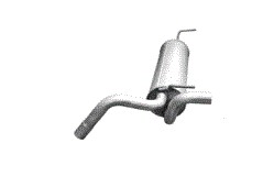 фото thumb №1, Глушник кінцевий+ хомут opel astra j poj.1,4