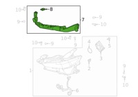 Направляющая бампера pod фара передний левый оригинал mazda cx-30 dfr550160d Киев, фото thumb