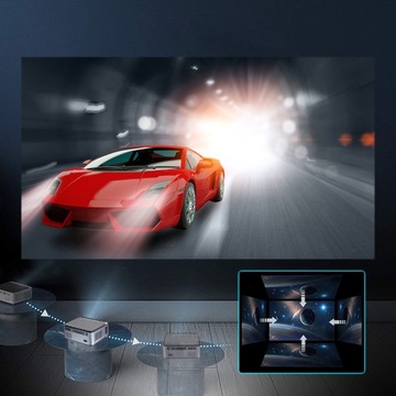 ПРОЕКТОР WIFI 1080P FULL HD Bluetooth 4K