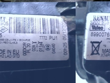 фото thumb №12, Лампа, фара перед левый renault laguna ii