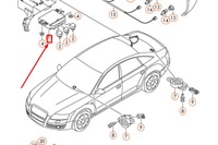 фото thumb №9, Audi a4 b8 pdc блок керування підсилювача паркування новий оригінальний 8k0919475a