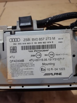 фото thumb №7, Audi a3 8v дисплей екран lcd mmi навігації 8v0857273m