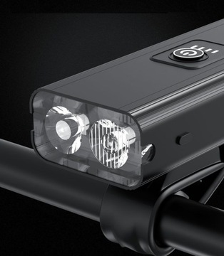 Zestaw LED Tył Przód na USB lampka rowerowa E100