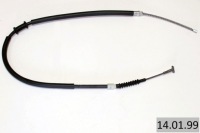 Купити Трос гальма fiat multipla 98- ліва гальмівні барабани, фото thumb