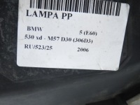 фото thumb №2, Лампа правая передняя bmw 5 e60 7189312