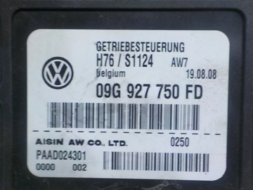 фото thumb №6, Vw tiguan i 2.0 tdi aut 08r 5d модуль блок управления коробки коробки передач 09g927750fd