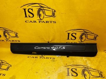 фото thumb №11, Накладка планка пороговая porsche 911 991 carrera 4 gts карбон