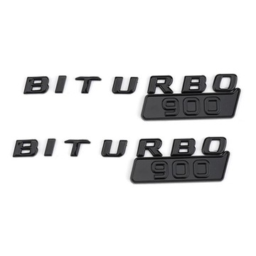 2 шт. 3d ABS Biturbo 700 800 900 логотип автомобильное крыло эмблема значок наклейка для меня