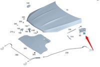 фото thumb №1, Петля капот левый mercedes gls w167