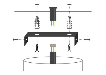Lampa plafon sufitowy do salonu AVADO P3 abażurLED