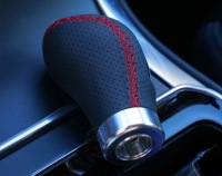 Універсальна ручка перемикання передач шкіра натуральна 5 6 ступенева тюнінг karkraft Недорого, фото thumb