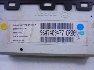 фото thumb №9, Citroen c3 i дисплей радио 02-05 5d ph1 sagem 21669465-7