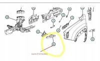 фото thumb №4, Jeep renegade кронштейн крыла левый 51969019