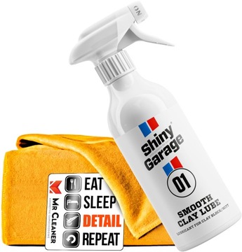 SHINY GARAGE Smooth CLAY LUBE СМАЗКА ДЛЯ КЛЕЙКИ АВТОМОБИЛЕЙ SLIP 500 МЛ