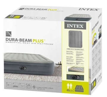 INTEX 64126 ND DMUCHANY MATERAC POMPKA 152x203x46