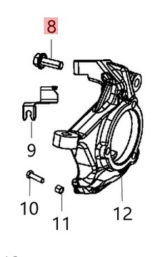 фото thumb №3, Гвинт шпилька ступиці jeep grand cherokee wj 99-04