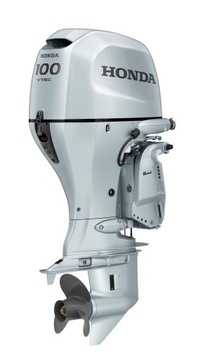 Silnik zaburtowy HONDA BF100 AK1 LRTU manetka 4cyl