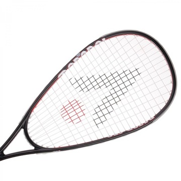 Ракетка для сквоша KARAKAL Razor 170 Чёрная/Красная (170г)