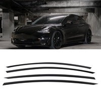 фото thumb №12, 4 szt. защита окно vent защита солнцезащитная дефлектор чёрный цвет