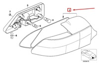 фото thumb №7, Bmw z3 roadster e36 rear правый задний фонарь 63212695040 2695040