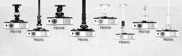 Duronic PB06XL Потолочное настенное крепление для проектора