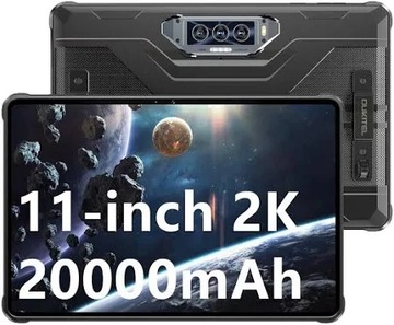 Планшет Oukitel RT8 6/256 ГБ, черный прочный, 20 000 мАч