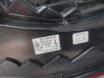 фото thumb №9, Лампа левый зад задняя левая mercedes glc купе рестайлинг w253 европа a2539060602