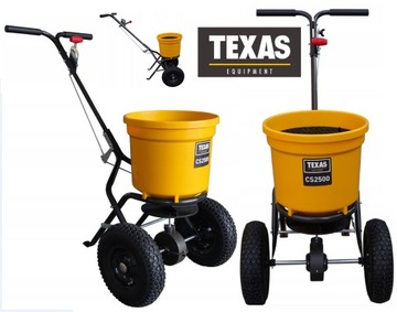 СЕЯЛКА TEXAS CS2500 РАЗБРАСЫВАТЕЛЬ УДОБРЕНИЙ РАЗБРАСЫВАТЕЛЬ СОЛЬ ПЕСКА СЕМЕНА 25кг
