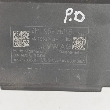 фото thumb №7, Porsche panamera 971 2018 перед сторона права модуль / блок керування сидіння