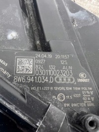 Audi a5 b9 2017-23 рік 8w6941034d фара правий full led Зі Шроту, фото thumb