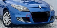 Renault megane 3 3 gt 2009-2012 заглушка фаркоп перед оригінал Оригінал, фото thumb