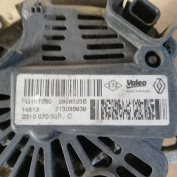 фото thumb №6, Renault генератор 1.6 dci оригінальний номер fg15t030