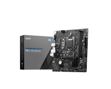 МСИ | ПРО H510M-B | Семейство процессоров Intel | Процессорный разъем LGA1200 | ГДР