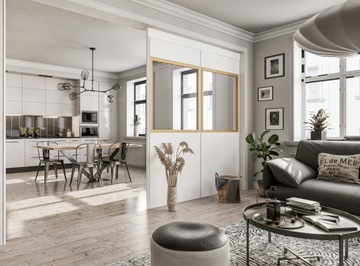 Накладки на раздвижные двери GoodHome Alara, белые
