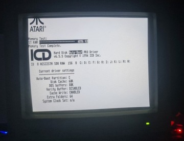 Atari ST- ACSI2STM - emulator HDD + karta SD + kabel