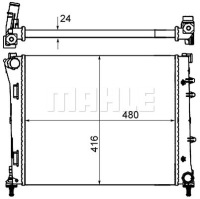 фото thumb №12, Mahle cr 2000 000s радиатор, система охлаждение двигателя