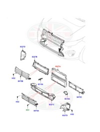 фото thumb №3, Дефлектор повітропровід повітря land rover discovery sport evoque 523123487
