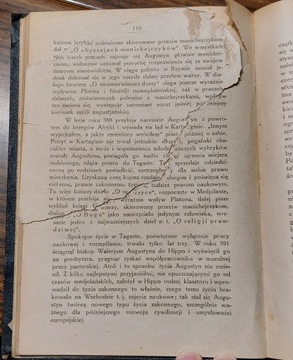Filozofja (filozofia) św. Augustyna na tle epoki 1922 wyd. 2 uzup.