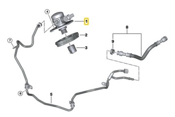 фото thumb №8, Bmw g05 g30 g11 g14 g07 5.0i насос топлива 8648177