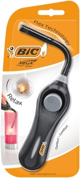 ЗАЖИГАЛКА BIC MEGALIGHTER REALX ДЛИННАЯ СВЕЧА ГИБКАЯ x2