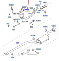 фото thumb №1, Каталізатор ford 1.6l tdci focus mk2 c-max mk1