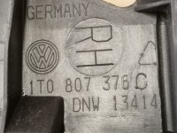 Vw touran направляющая кронштейн бампера правый задняя 1t0807376c Киев, фото thumb