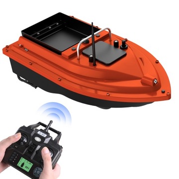 D16E BAIT BOAT GPS 500M RC ЛОДКА с СУМКОЙ 12000MAH - красный