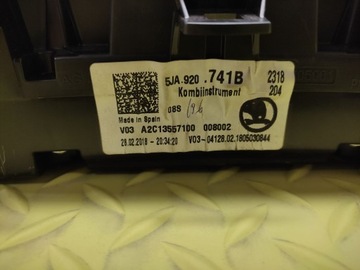 фото thumb №8, Skoda rapid ii рестайлінг 1.6 tdi спідометр  прилади 5ja920741b